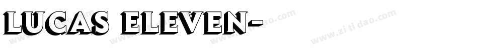 Lucas Eleven字体转换